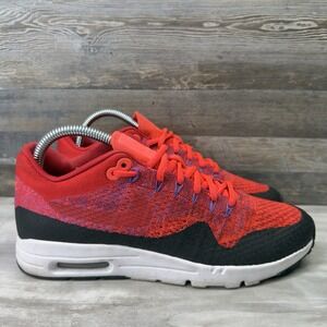 Nike Air Max 1 Ultra Flyknit Women's Running Shoes Red 8.5 M Sneakers 859517-600